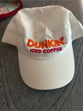 Dunkin' White Iced Coffee Logo Baseball Cap